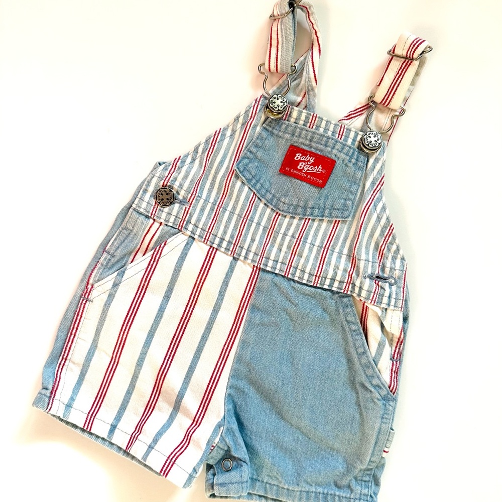 Vintage OshKosh B'gosh Striped Overalls